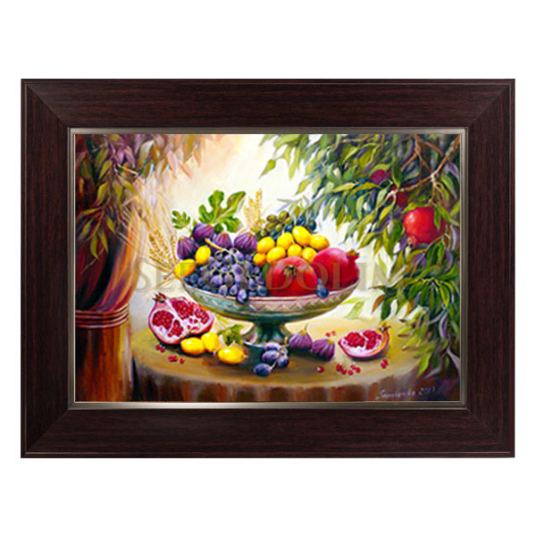 828brown-flat-four-inch-frame-with-silver-matting.jpg